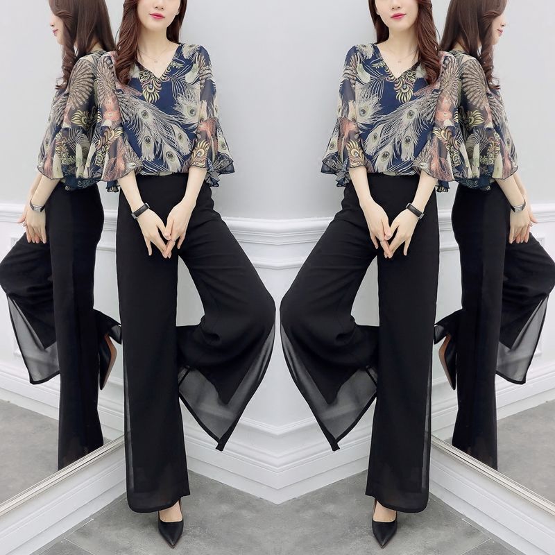 悄悄告诉你:别穿紧身裤，如今流行这阔腿裤套装，洋气高雅超美嫩