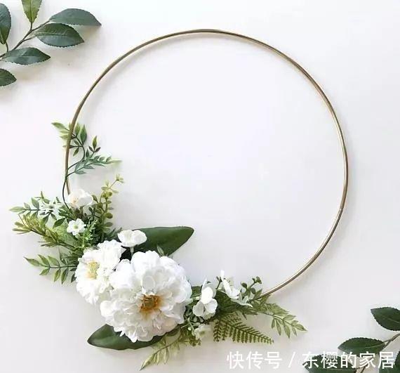  春日@DIY手工：春日花环diy