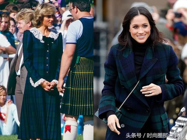 戴安娜王妃的时尚风格不只影响了凯特，梅根婚前婚后都深受启发