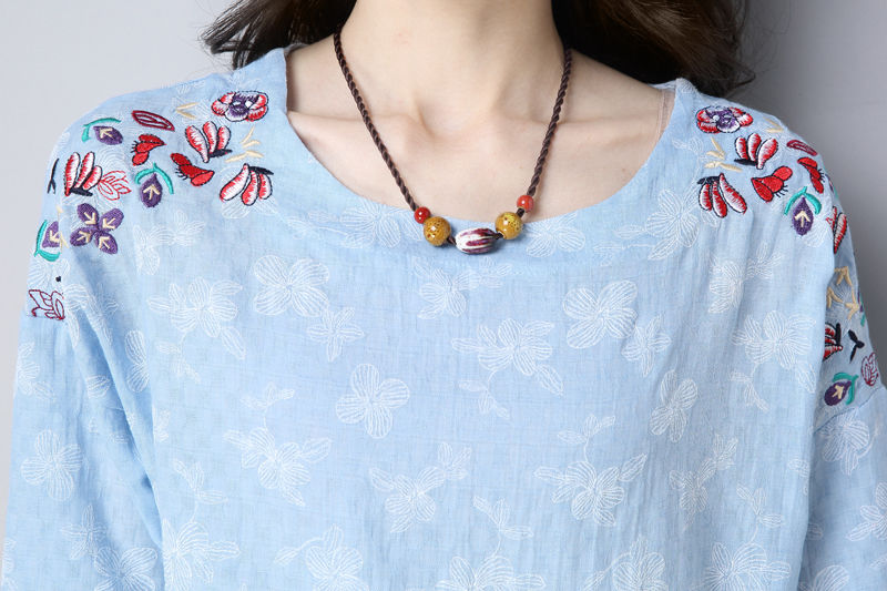 秋老虎的天气,老妈跑断腿才买到这棉麻装,清爽又不闷,太值了