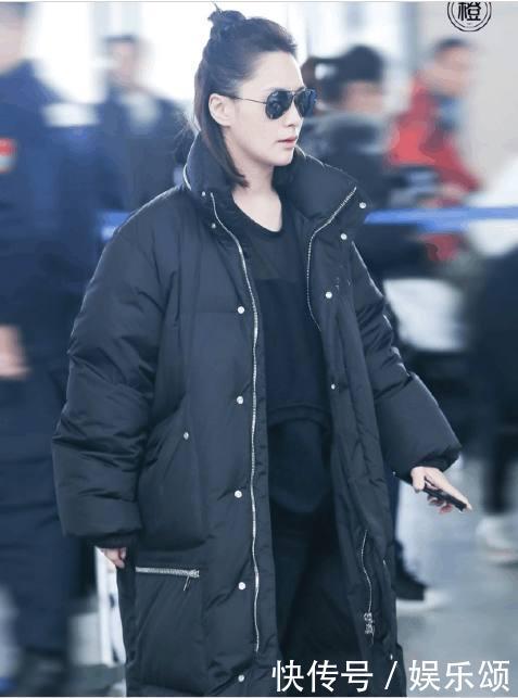 37岁阿娇穿羽绒服撞上范冰冰，这下输惨了，原来好衣品都是骗人