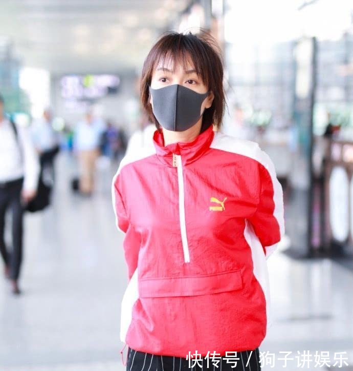 吴昕真会穿, 红上衣配阔腿裤至少显瘦20斤, 网友: 瘦到不敢认!