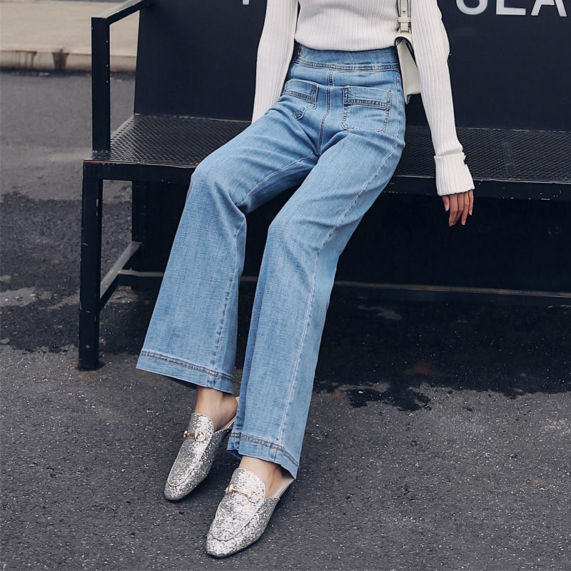 从来都穿打底裤的老婆，今天换上这款阔腿裤后，简直美呆了