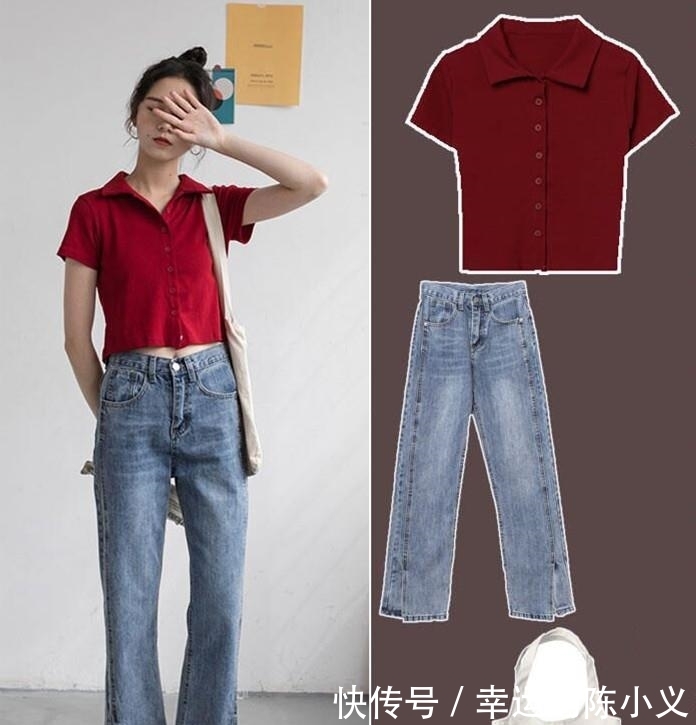 【清爽】尽显青春范的高腰T恤穿搭,个性时尚清爽有活力,视觉上更显高挑