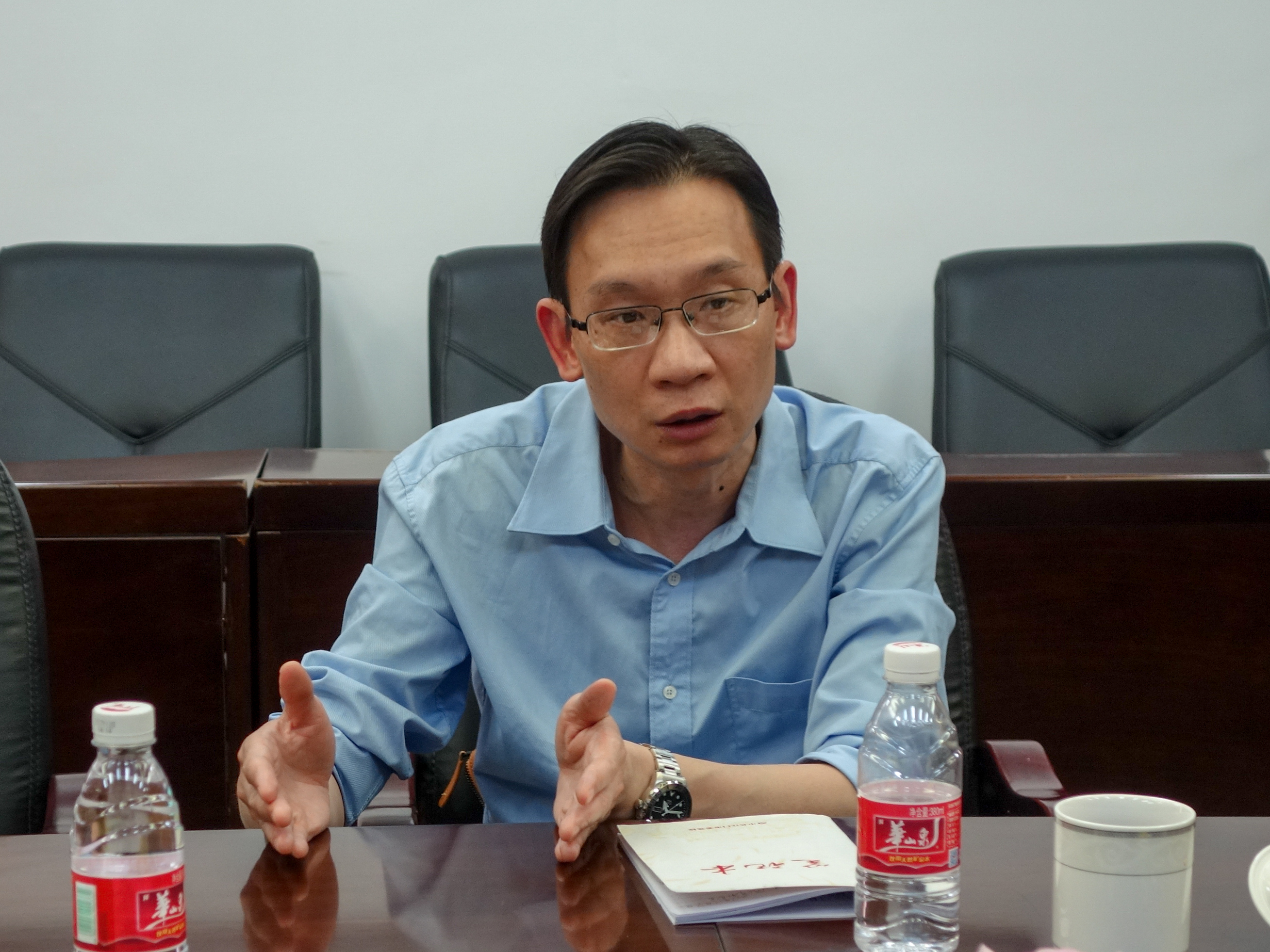 江门市教育局领导到怡福中学调研教育信息化中