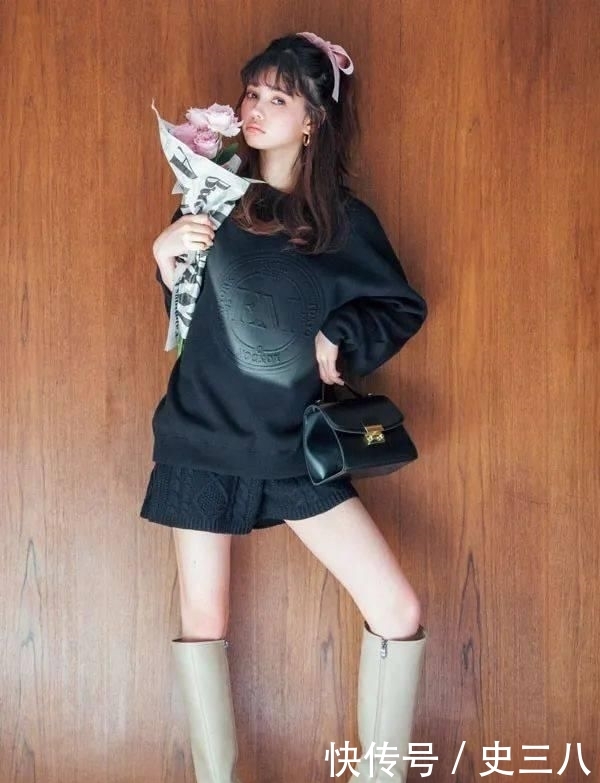  「黑色」法式女子风穿搭：黑色服饰篇