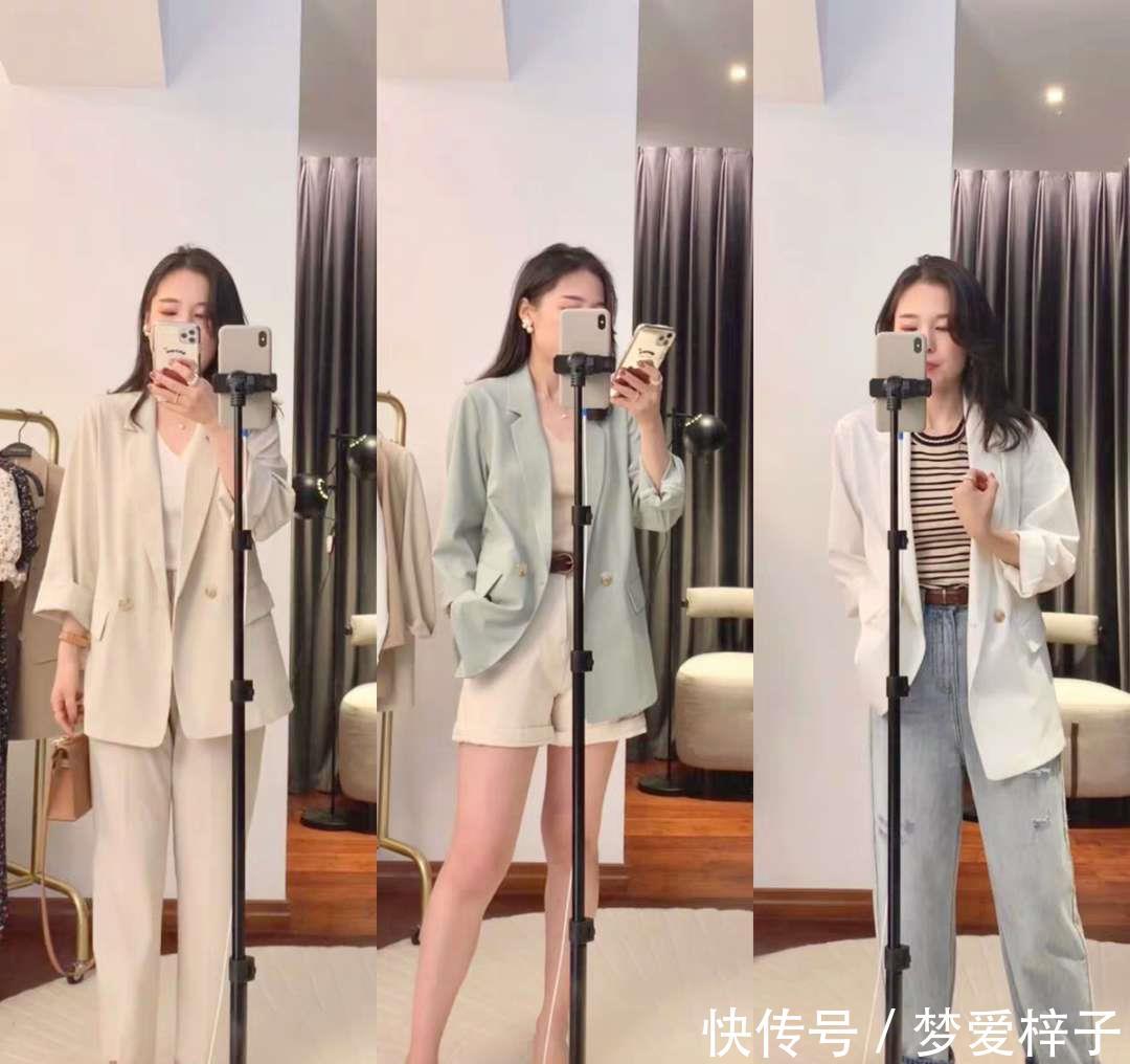  「那种」直播间真人穿搭，时尚又高级，一衣多穿真好看，怪不得销量那么高