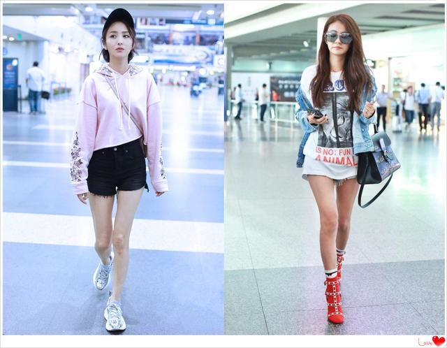 看了佟丽娅穿短裤，再看安以轩，网友:清新与性感的差距一目了然