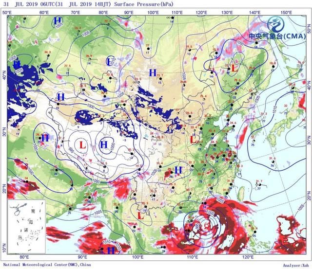 7号台风新变化，路线出现“四折”，8月3日可能有“双台风”命名