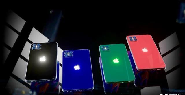 『iPhone12系列手机』iPhone12概念图: 砍刘海+方形4摄+氛围灯, 细品后对华为P40无爱了