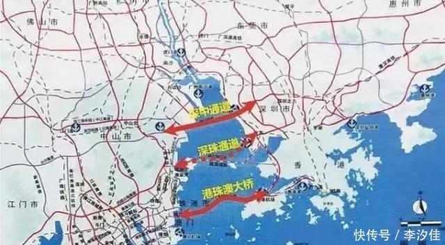 南沙大桥，深中通道，深珠通道，港珠澳大桥：珠江口需要几座大桥
