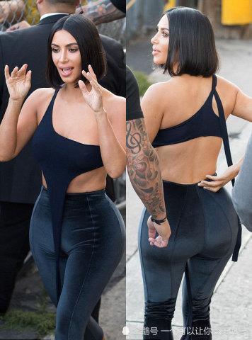 卡戴珊三姐妹“惊艳”出门：侃嫂见粉丝忙收腹，大姐的少女裙勒太