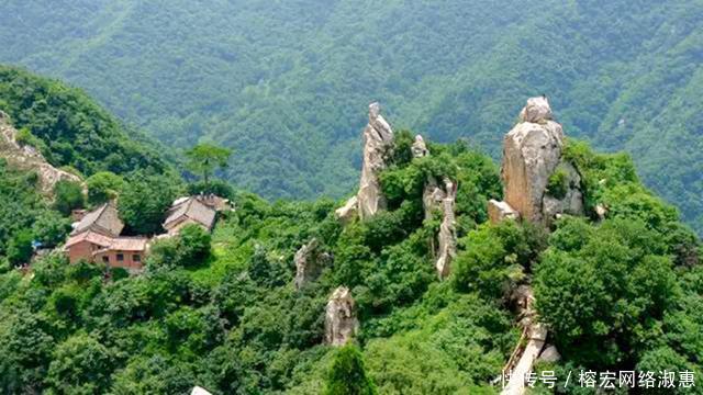 西安翠华山将损坏后的残峰断崖当美景, 最美的瀑布居然是人工的