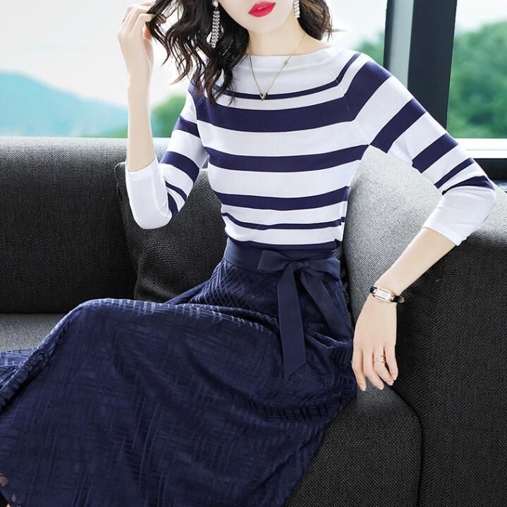 一袭A字裙，怎么穿都好看，穿出40岁女人该有的优雅韵味