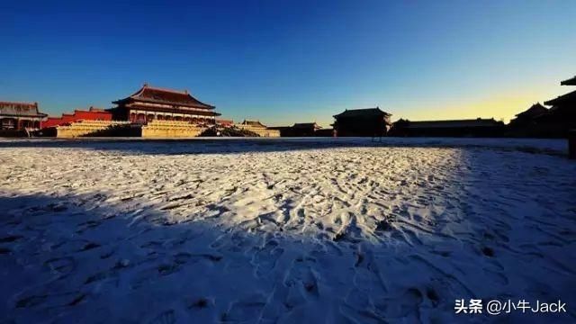 北京降下大雪