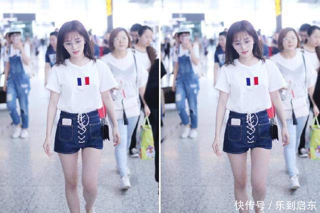 鞠婧祎终于把刘海掀起来，瞬间被美到，终于明白什么是四千年美女