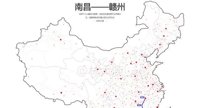  「沿线」江西这条高铁即将通车，最近刚完成铺轨！沿线经过你的