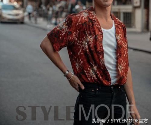 夏日,穿花衬衫的男生,最撩心!