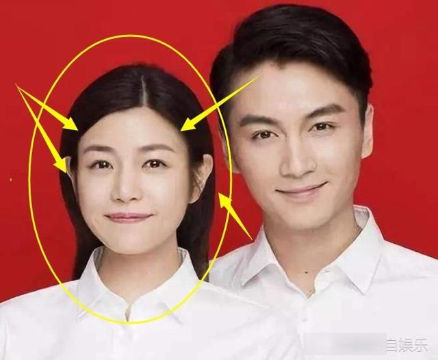 眉毛@都说结婚证件照要露出眉毛和耳朵,看到明星的结婚照谁最好看?