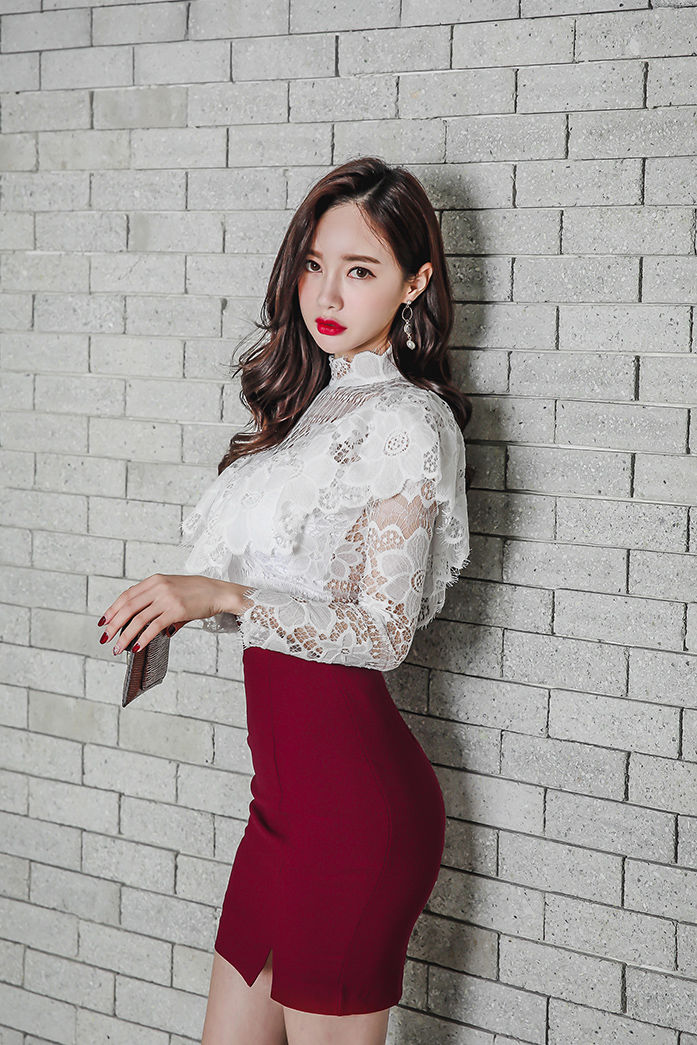 涟漪巴伦西亚围领刺绣衣裙