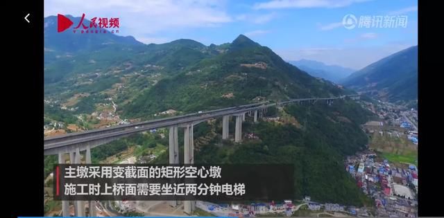 湖北：航拍“世界第一高”龙潭河特大桥：最高桥墩达178米