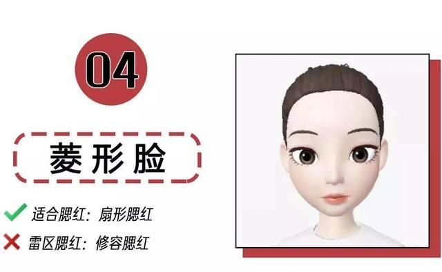  [晕染]什么脸型就画什么腮红，堪比整容！！
