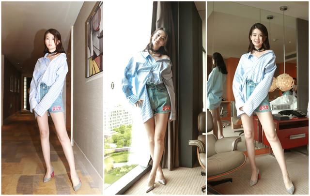乔欣为了秀腿，私服出行偏爱穿短裤，网友：新一代腿精上线