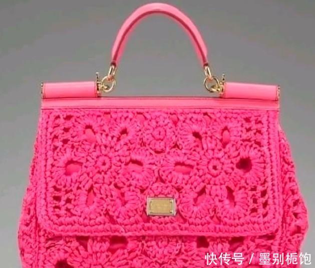 『手工』一点不比名牌包包差!多款手工编织的毛线包包,太时尚了