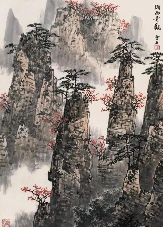 气势如虹、幻如仙境，他的山水画美不胜收，令人神往