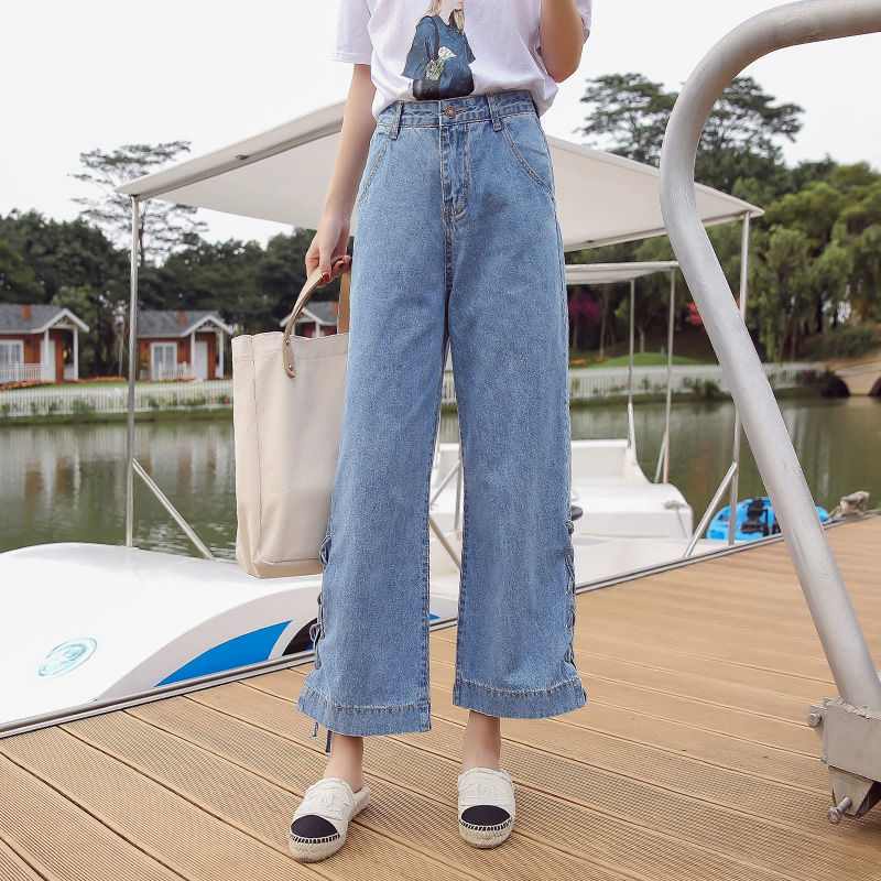 从来都穿打底裤的老婆，今天换上这款阔腿裤后，简直美呆了