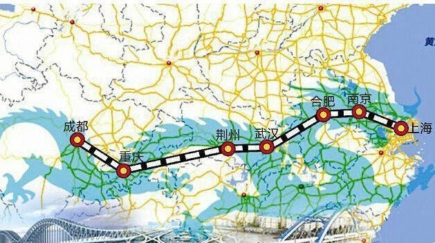 中国规划这两条铁路在成都对接，将四大中心城市变成战略后方！