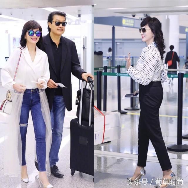 冻龄术？刘晓庆穿搭显少女，米雪扎丸子头，64岁的她还在穿高跟鞋