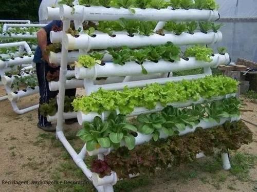 『塑料』8个塑料PVC水管制作的景观,廉价、实用、不占地的