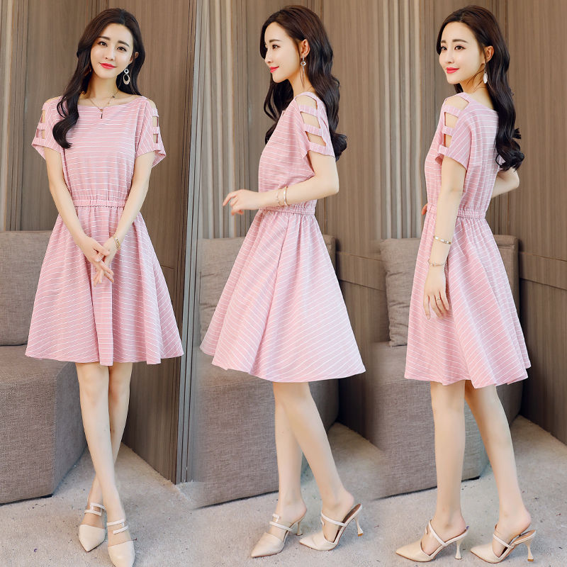 以后打死都不穿短裤了，要穿就穿这样的连衣裙，超显气质