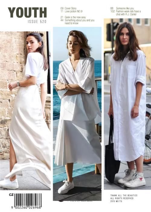 【傻傻】穿裙子别再傻傻配高跟鞋了,现在流行这样搭,今年最chic造型