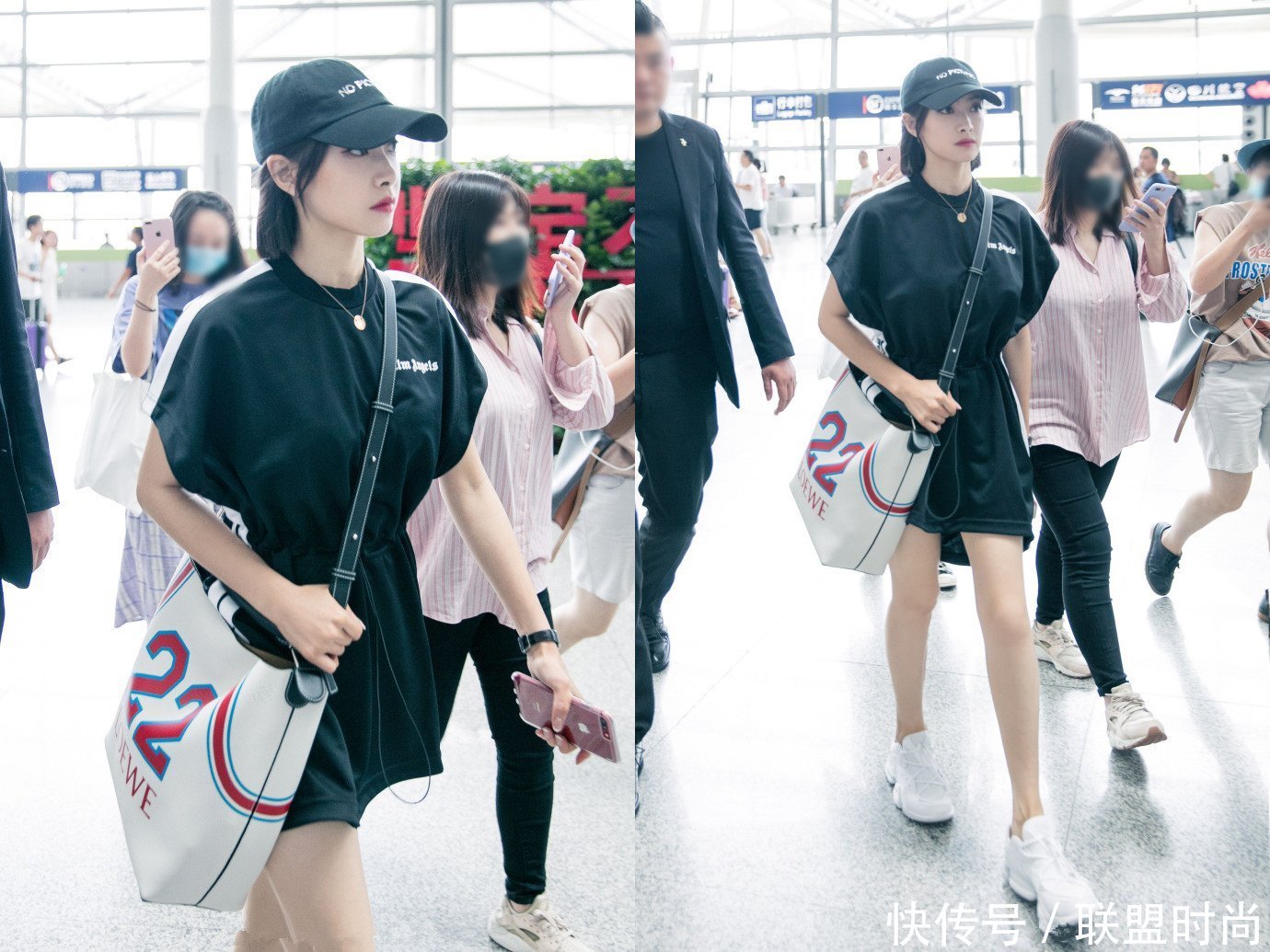 宋茜大长腿又回来了!穿T恤裙大秀好身材,网友:这腿是真实的?