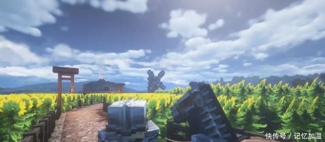 《我的世界》大神利用环境造别墅 看完我默默拆了自己的火柴盒