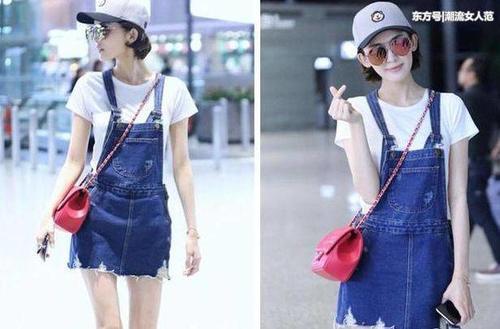 女星牛仔裙大比拼，刘亦菲最清新，唐嫣最少女，最尴尬的是马伊琍