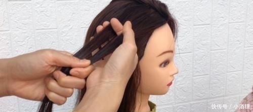 平时:原来我们平时常用的打结手法,用在编发上是这么好看