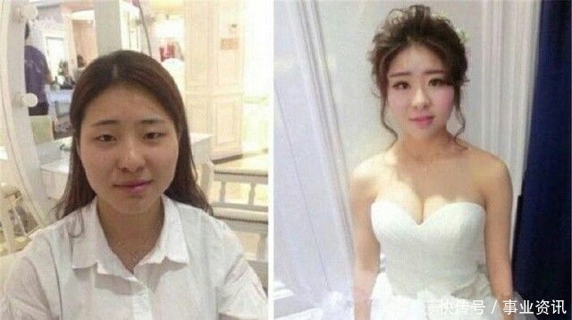 从不化妆的女孩结婚当天化完妆后，新郎直呼“是不是娶错人”