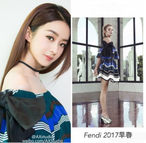 林心如和赵丽颖撞衫1.6万连衣裙，两人的差距咋这么大呢？