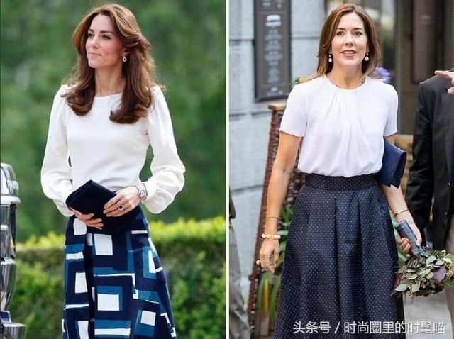当凯特遇到大她10岁的丹麦王妃！输在了气质上，却最终赢在年龄！
