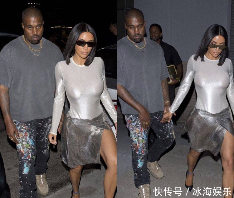 金大姐和侃爷现身，头发剪短了，裤子换裙子了，不过更辣眼睛了