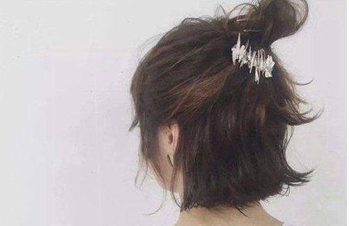  「短发」扎短发的妹纸从额头美到后脑勺，这么多种短发扎法总有你会用的