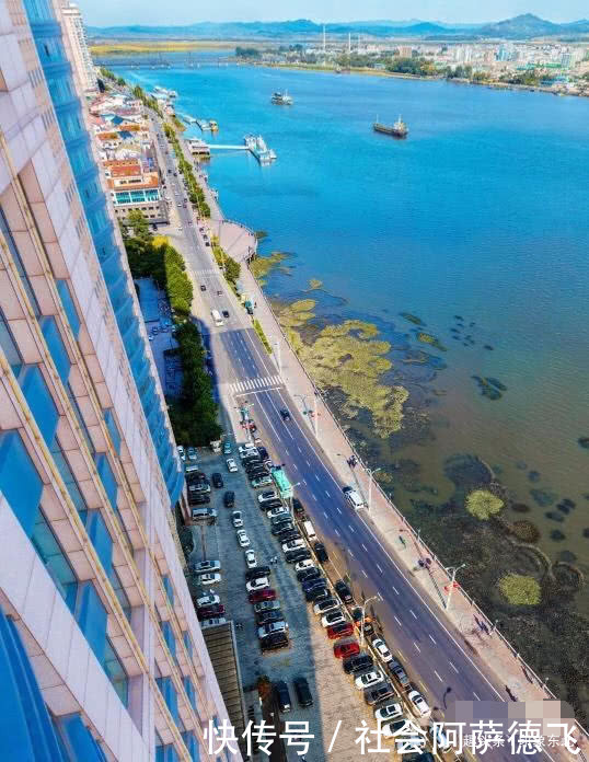  「大厦」中国最大边境城市,站在30层大厦看朝鲜新义州,你会更爱
