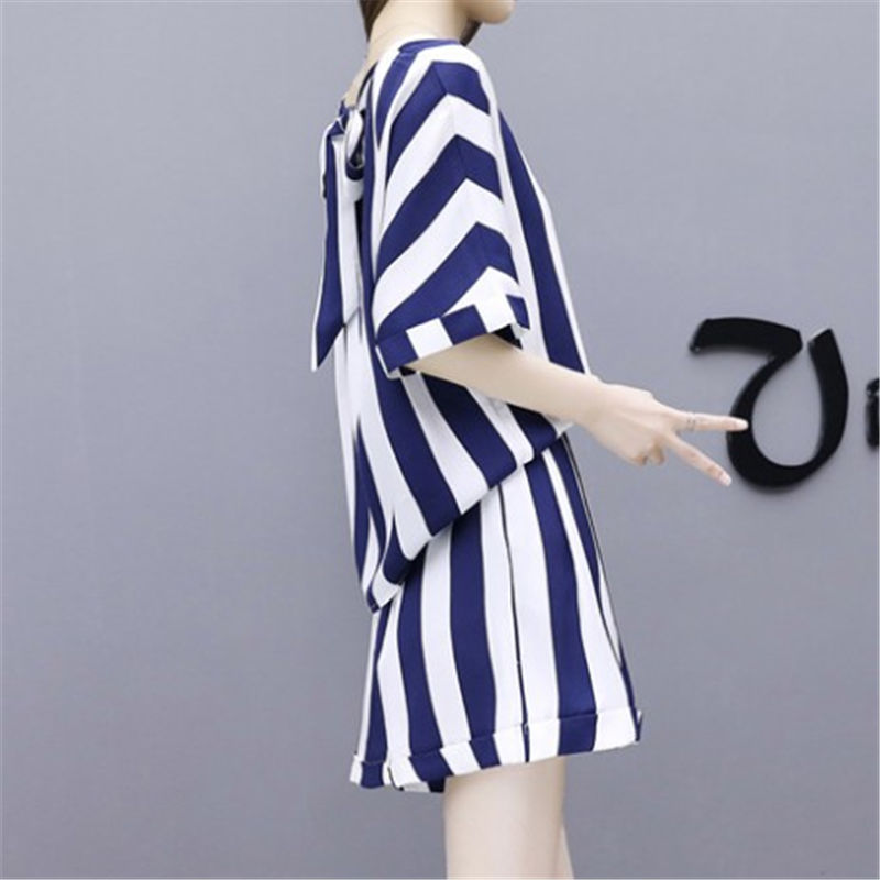 小个子女生，三伏天少穿裙子，刚刚上新的阔腿短裤套装，美爆了