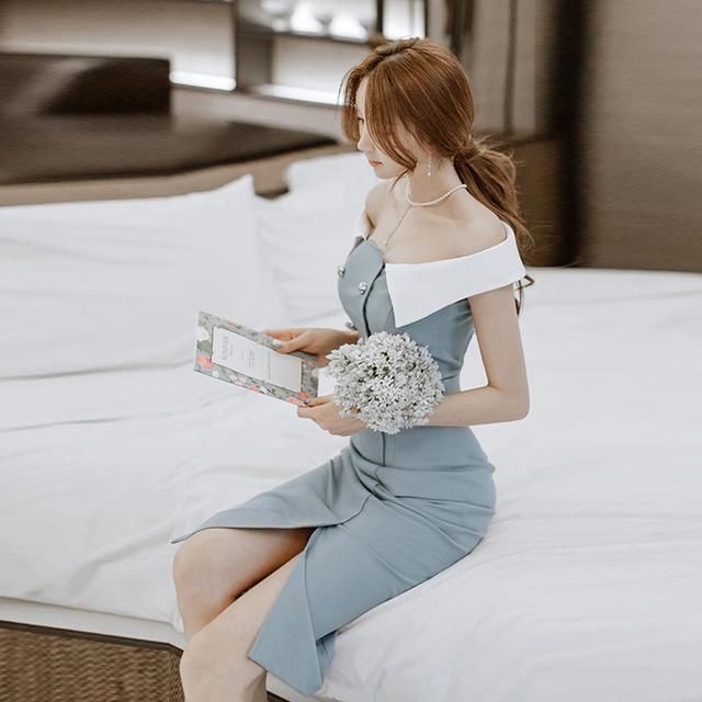 老婆穿上包臀连衣裙，拥有凹凸有致好身材，勾勒出身材好曲线