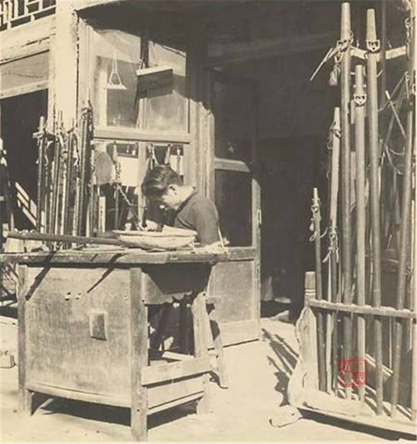 54张1940年保定老照片，再现民国集市，行当，民生场景