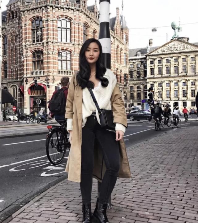  「圈粉」身材矮小样貌平平，158cm亚裔博主凭借一衣多穿，圈粉小个子