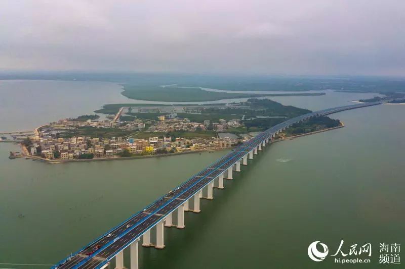 海南最长的跨海大桥 ——海文大桥主体完工，通车前最新样貌震撼
